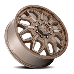 Fuel Flux Dually D876 20x8.25 +104 8x210mm 154.3mm Platinum Bronze