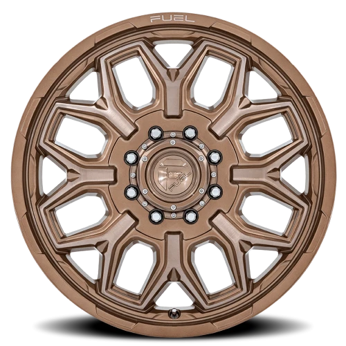 Fuel Flux Dually D876 20x8.25 +104 8x210mm 154.3mm Platinum Bronze