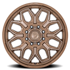 Fuel Flux Dually D876 20x8.25 +104 8x210mm 154.3mm Platinum Bronze