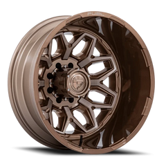 Fuel Flux Dually D876 20x8.25 -201 8x200mm 142mm Platinum Bronze