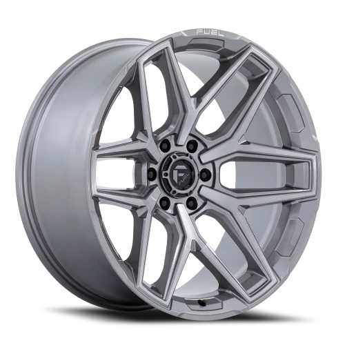 Fuel Flux 6 FC854AX 22x12 -44 6x139.7mm 106.1mm Platinum
