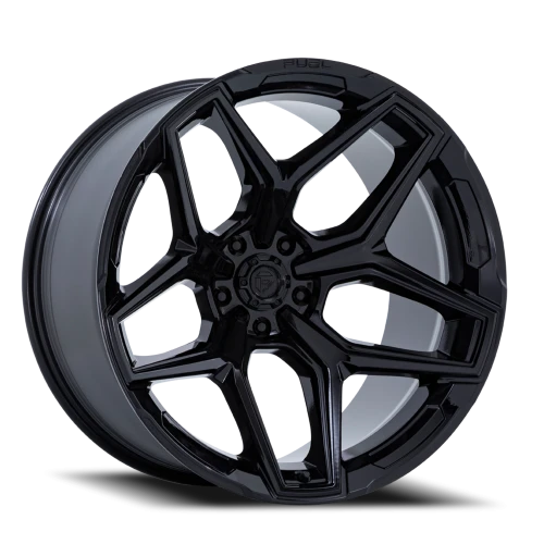 Fuel Flux 6 FC854BX 20x10 -18 6x135mm 87.1mm Gloss Black