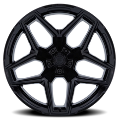 Fuel Flux 6 FC854BX 20x9 +20 6x135mm 87.1mm Gloss Black