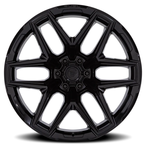 Fuel Flux 6 FC854MX 22x12 -44 6x139.7mm 106.1mm Blackout