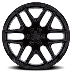 Fuel Flux 6 FC854MX 18x9 +20 6x120mm 66.9mm Blackout