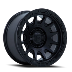 Fuel Fortress FC884MB 17x8.5 +25 5x127mm 71.5mm Matte Black Gloss Black Lip