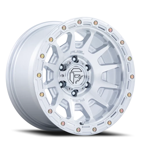 Fuel Fortress FC884SD 18x9 +20 5x127mm 71.5mm Gloss Silver Machined Face