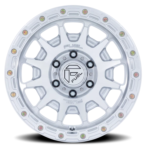 Fuel Fortress FC884SD 18x9 +20 6x139.7mm 106.1mm Gloss Silver Machined Face