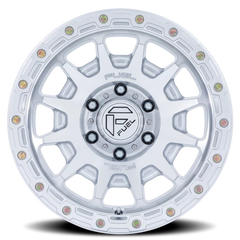 Fuel Fortress FC884SD 18x9 +20 6x139.7mm 106.1mm Gloss Silver Machined Face