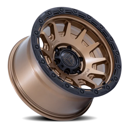 Fuel Fortress FC884ZB 17x9 -12 5x127mm 71.5mm Matte Bronze Gloss Black Lip