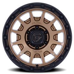 Fuel Fortress FC884ZB 17x9 -12 5x127mm 71.5mm Matte Bronze Gloss Black Lip