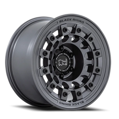 Black Rhino Fuji GY 17x9 -12 5x127mm 71.5mm Matte Gunmetal