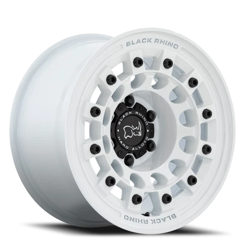 Black Rhino Fuji WH 17x8 +20 6x139.7mm 106.1mm Gloss White