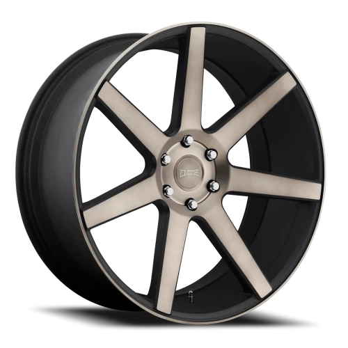 DUB Future S127 24x10 +30 6x135mm 87.1mm Matte Black Machined-DDT
