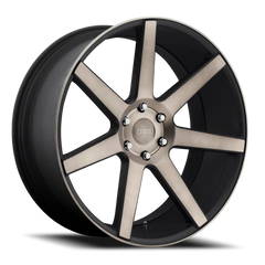 DUB Future S127 24x10 +30 6x135mm 87.1mm Matte Black Machined-DDT