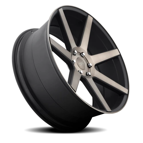 DUB Future S127 24x10 +30 6x135mm 87.1mm Matte Black Machined-DDT