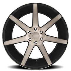 DUB Future S127 24x10 +30 6x135mm 87.1mm Matte Black Machined-DDT