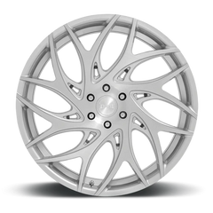 DUB G.O.A.T. S261 24x10 +15 5x115mm 71.6mm Brushed Silver