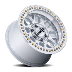 KMC GRS KM549 GSM 17x9 +0 5x127mm 71.5mm Gloss Silver Machined Face