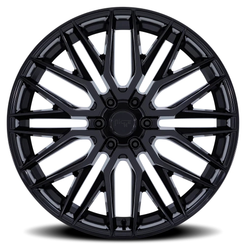 Niche Gamma M224 22x9.5 +25 6x135mm 87.1mm Gloss Black
