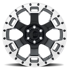 Black Rhino Gauntlet GB 18x9 -18 6x139.7mm 112.1mm Gloss Black Mirror Machined Lip Edge