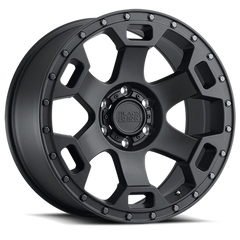 Black Rhino Gauntlet SGB 18x9 +2 5x139.7mm 78.1mm Semi Gloss Black Gunmetal Bolts