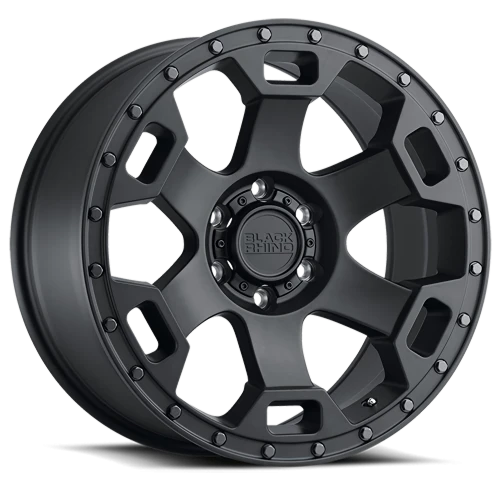 Black Rhino Gauntlet SGB 18x9 -18 6x139.7mm 112.1mm Semi Gloss Black Gunmetal Bolts