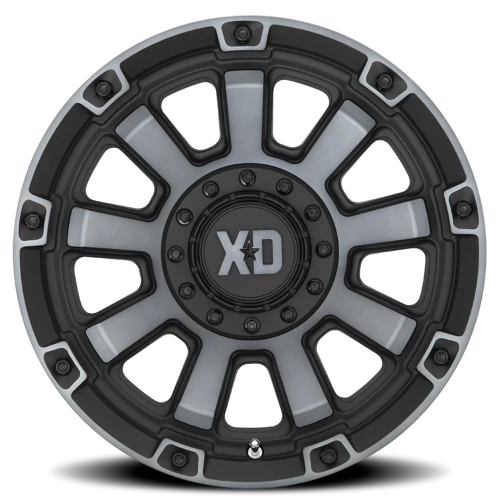 XD Series Gauntlet XD852 SB-GT 20x9 +0 8x165.1mm 125.1mm Satin Black Gray Tint