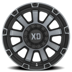 XD Series Gauntlet XD852 SB-GT 17x9 +0 6x135mm 106.1mm Satin Black Gray Tint