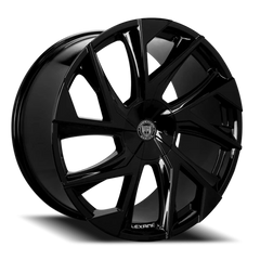 Lexani Wheels Ghost 670 FB 20x10 +35 5x127mm 74.1mm Gloss Black