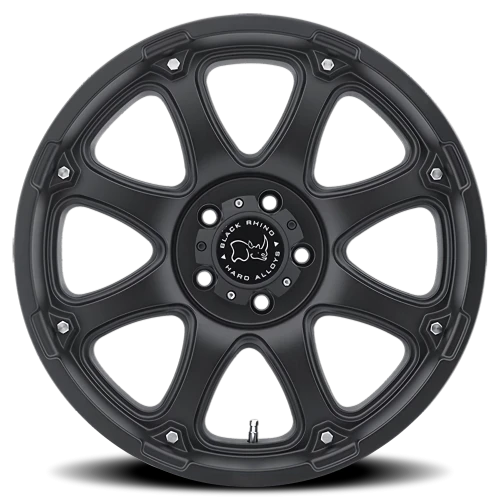 Black Rhino Glamis 17x9 +0 5x139.7mm 78mm Matte Black
