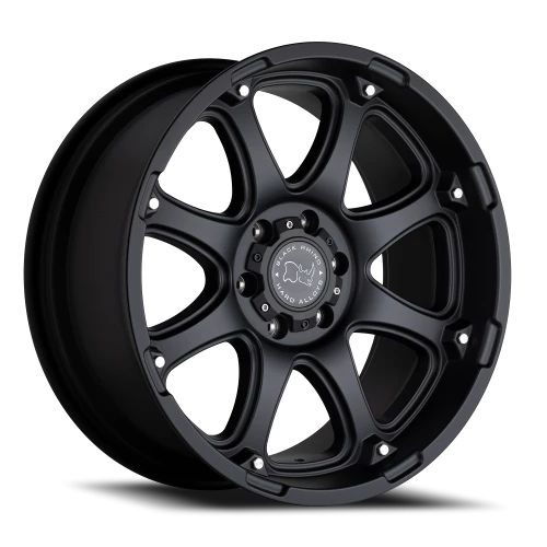 Black Rhino Glamis 18x9 +12 6x139.7mm 112mm Matte Black