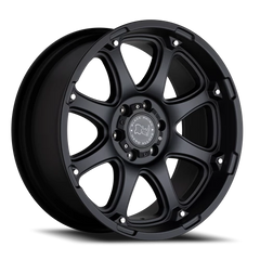 Black Rhino Glamis 18x9 -12 6x135mm 87mm Matte Black