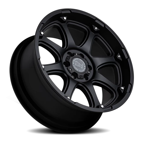 Black Rhino Glamis 18x9 +12 6x139.7mm 112mm Matte Black