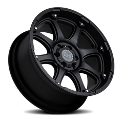 Black Rhino Glamis 17x9 +12 6x135mm 87mm Matte Black