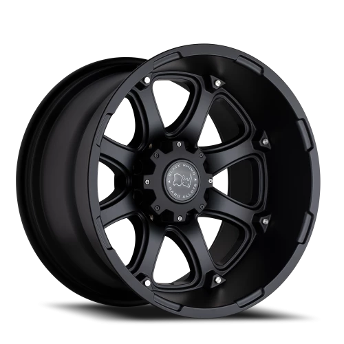 Black Rhino Glamis 17x9 +12 8x165.1mm 122mm Matte Black