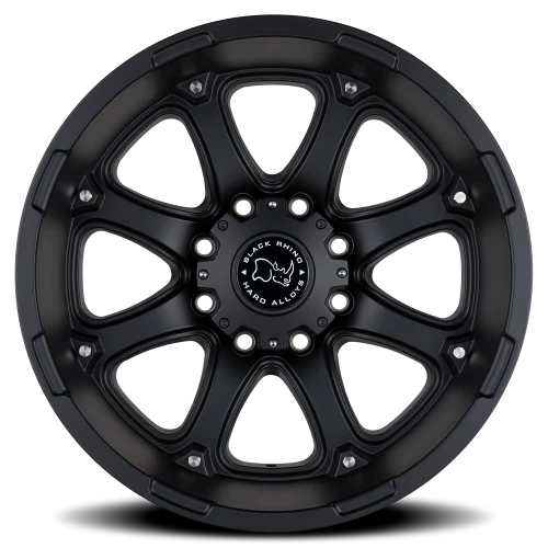 Black Rhino Glamis 17x9 -12 8x165.1mm 122mm Matte Black
