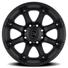 Black Rhino Glamis 18x9 -12 8x165.1mm 122mm Matte Black