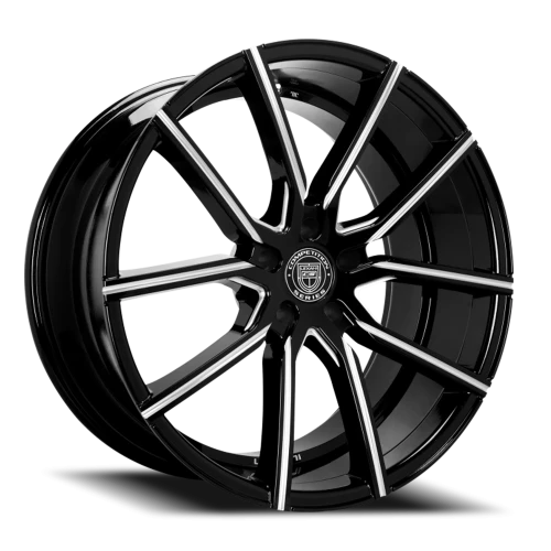 Lexani Wheels Gravity 662 BG 20x10 +40 5x114.3mm 74.1mm Gloss Black Milled