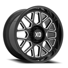 XD Series Grenade 2 XD849 GB-M 22x10 -18 8x165.1mm 125.5mm Gloss Black Milled