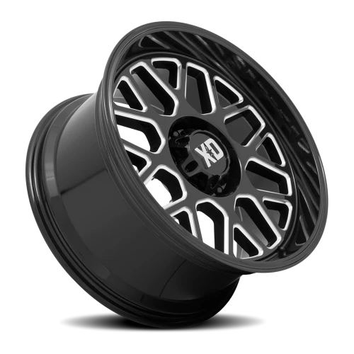 XD Series Grenade 2 XD849 GB-M 22x10 -18 8x165.1mm 125.5mm Gloss Black Milled