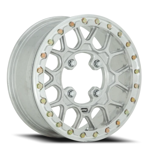 KMC Grenade Beadlock Forged UTV KS435 15x6 +38 4x156mm 119.1mm Machined Raw Machined
