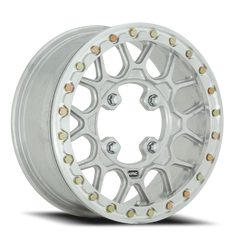 KMC Grenade Beadlock Forged UTV KS435 15x6 +38 4x156mm 119.1mm Machined Raw Machined