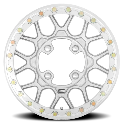 KMC Grenade Beadlock Forged UTV KS435 15x6 +38 4x156mm 119.1mm Machined Raw Machined