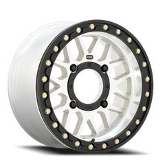 KMC Grenade Beadlock UTV KS235 14x7 +10 4x156mm 132mm Machined Silver