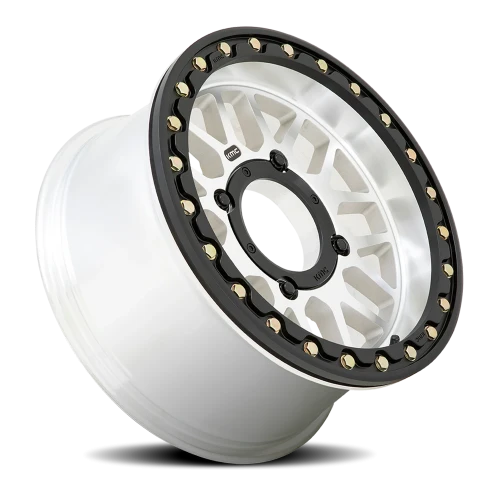 KMC Grenade Beadlock UTV KS235 15x6 +38 4x110mm 86mm Machined Silver