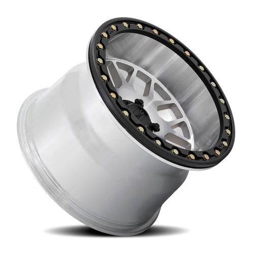 KMC Grenade Beadlock UTV KS235 15x6 +38 5x114.3mm 72.56mm Machined Silver