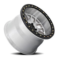 KMC Grenade Beadlock UTV KS235 15x10 +0 5x114.3mm 72.56mm Machined Silver