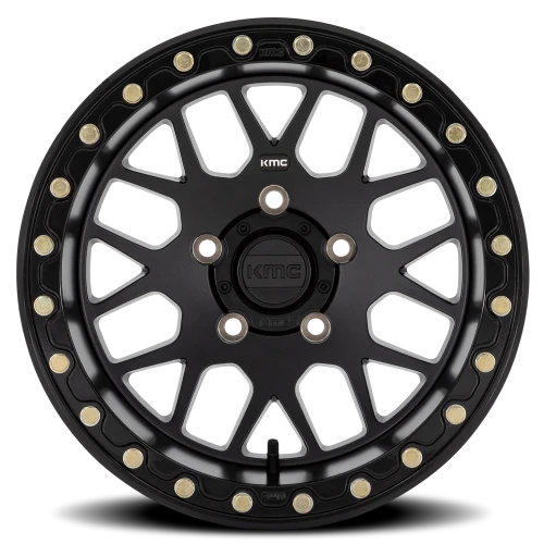 KMC Grenade Beadlock UTV KS235 15x7 +10 4x156mm 115.1mm Satin Black