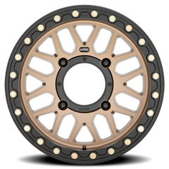 KMC Grenade Beadlock UTV KS235 15x7 +10 4x110mm 86mm Satin Bronze
